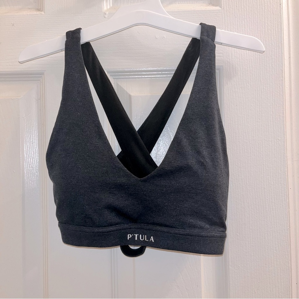 Charcoal Bare V Bra